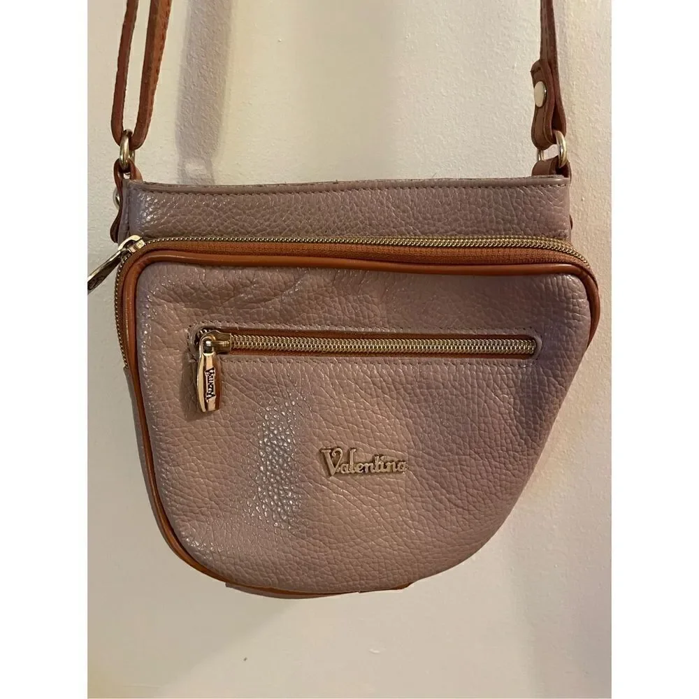 Valentina Leather Crossbody Purse